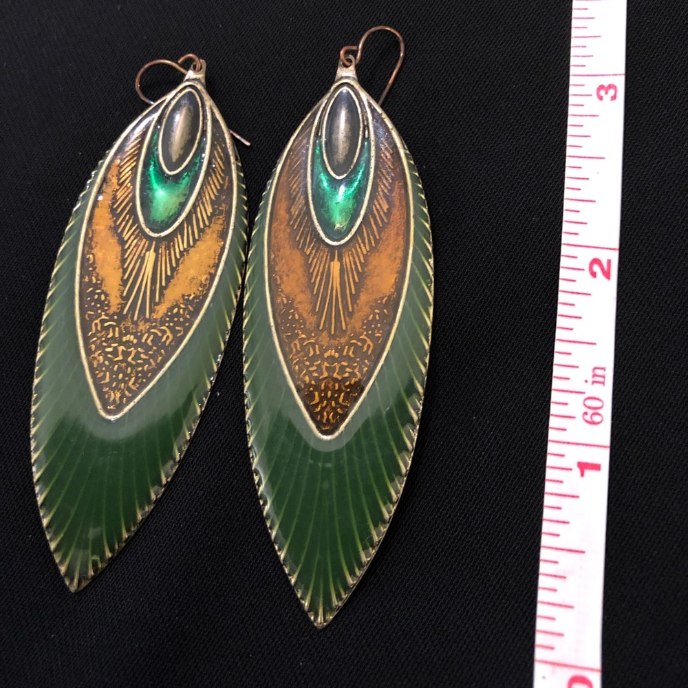 Peacock Earrings